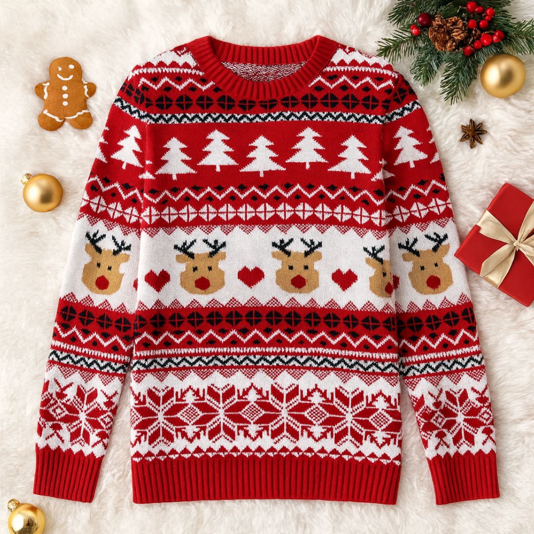 Maglione Natalizio "Renne" - Edizione Limitata