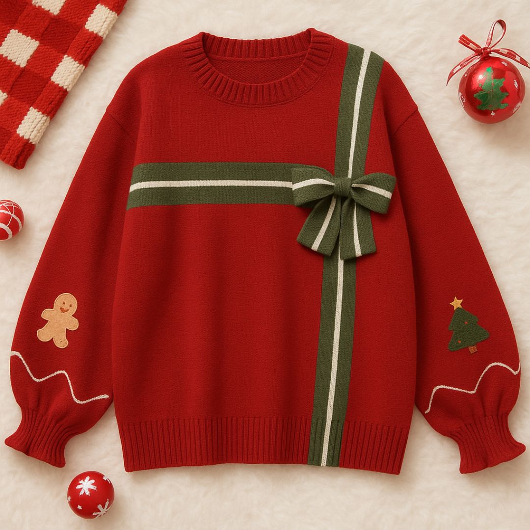 Maglione Natalizio "Pacco Regalo" - Edizione Limitata